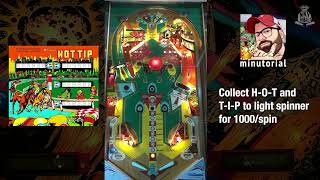 Hot Tip Pinball Minutorial