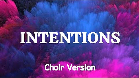 Fave - Intentions Choir Version (Lyrics)