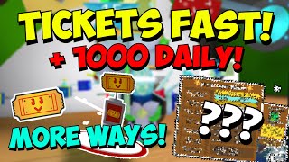 How To Farm *1000 TICKETS* DAILY! (Updated GUIDE!) | Roblox Bee Swarm Simulator