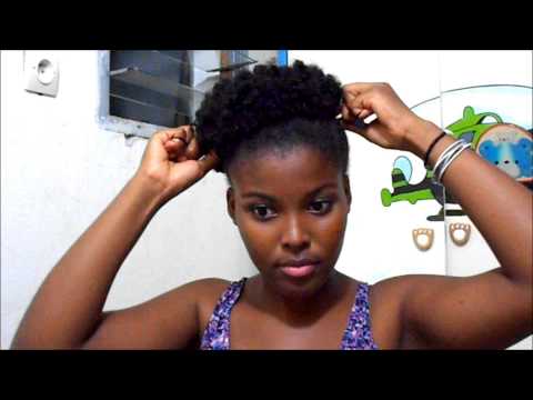 side puff/ afro puff sur le coté