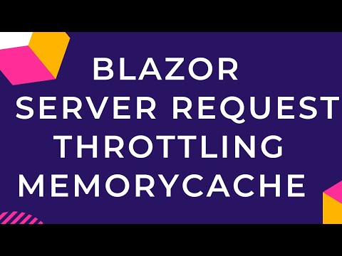 Blazor Server Request Throttling MemoryCache