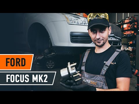 How to change front wheel bearing on FORD FOCUS MK2 Saloon [TUTORIAL AUTODOC]