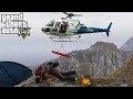 GTA 5 LSPDFR #512 | California Highway Patrol Helicopter Rescues Hiker Stuck On A Mountain Cliff