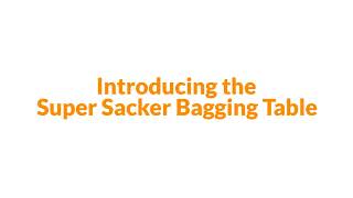 To divert traffic in emergencies, use the Super Sacker Bagging Table by ACT Contracting