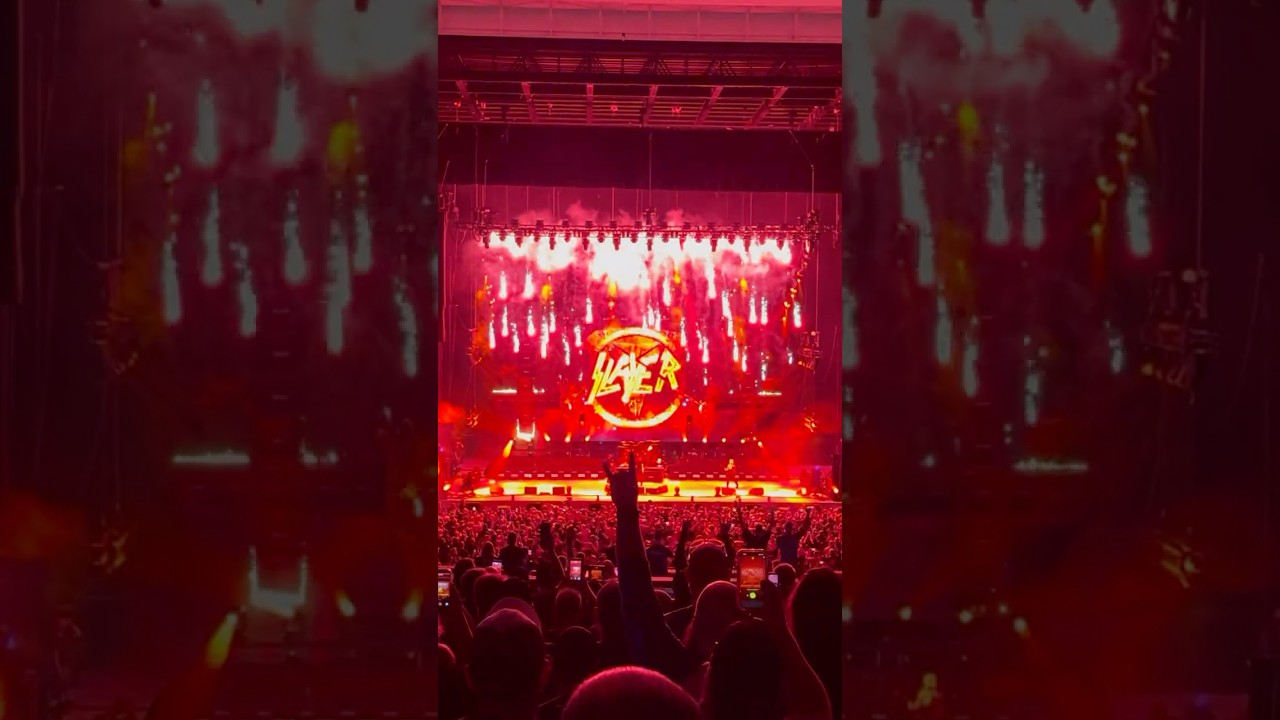 Slayer Reign In B 40th anniversary tour live Shakopee Minnesota. #slayer