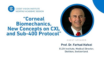 Corneal Biomechanics, New Concepts on CXL and Sub-400 Protocol.