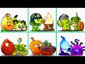 PvZ2 6 Plant Pairs vs Zombie Team Battlez - Which Plant Team is Best ?