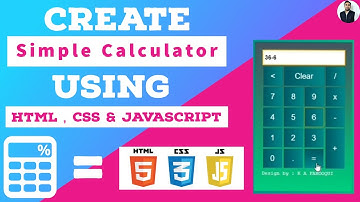 Create Calculator using HTML , CSS and JavaScript in Hindi 2020|Kafarooqui