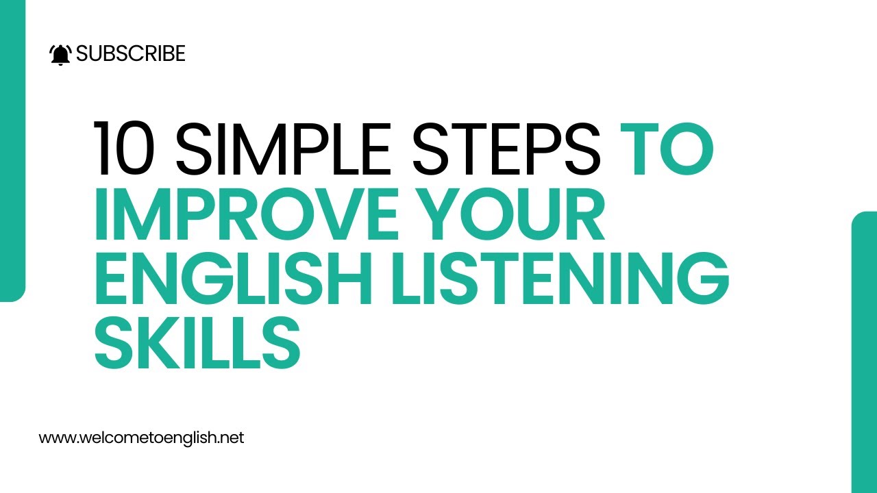 10 Simple Steps to Improve Your English Listening Skills - YouTube