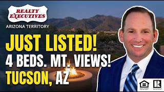 JUST LISTED in Tucson, AZ! 4 Bed Home with Epic Mountain Views