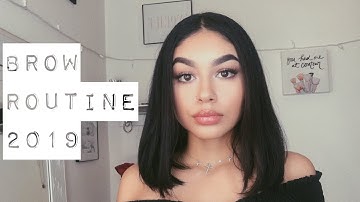 MY EYEBROW ROUTINE 2019 | SUBTLE SOAP BROW