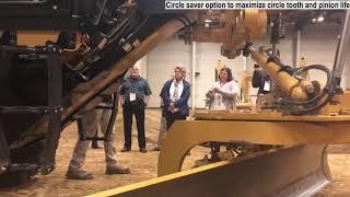Video still for Cat 140 Motor Grader Demo at 2018 Event