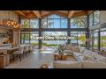 Elegant Glass House Jazz Music For Stress Relief Gentle Jazz In Bracing Lake View To Work Stu 