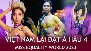 VIETSUB - Đỗ Tây Hà ứng xử tiếng Anh để đạt Á hậu 4 HOA HẬU CHUYỂN GIỚI - Miss Equality World 2023