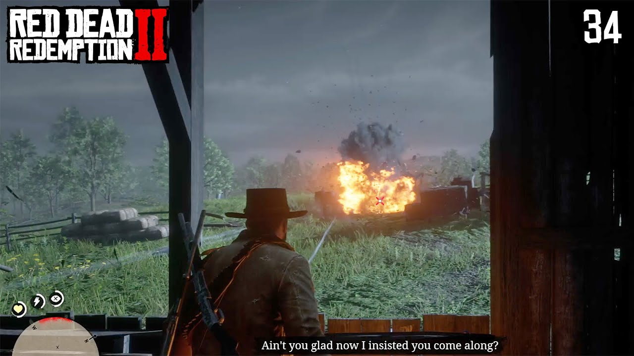 Arthur and the Gang Have a Big Shootout | RDR2 | Part 34 - YouTube