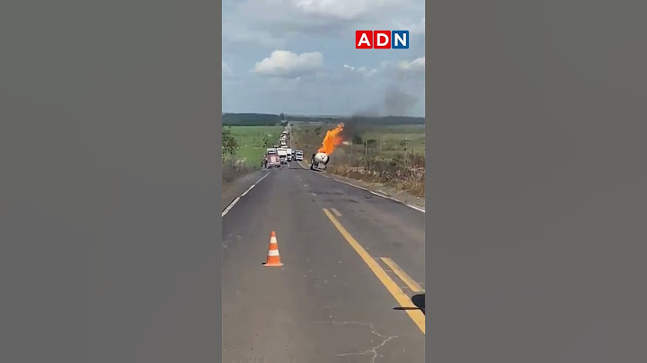 Registran impactante explosión de camión cisterna en carretera de Brasil