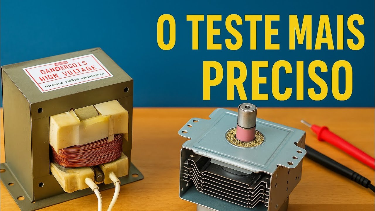 O MELHOR E MAIS PRECISO TESTE PARA TRANSFORMADOR E MAGNETRON DE MICRO-ONDAS @Mundo da Manutenção