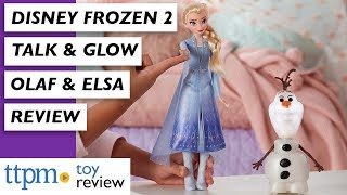 Disney Frozen 2 Talk and Glow Olaf and Elsa *BRAND NEW* 