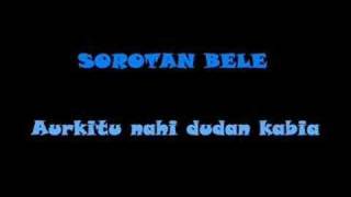 Video thumbnail of "Sorotan bele - aurkitu nahi dudan kabia"