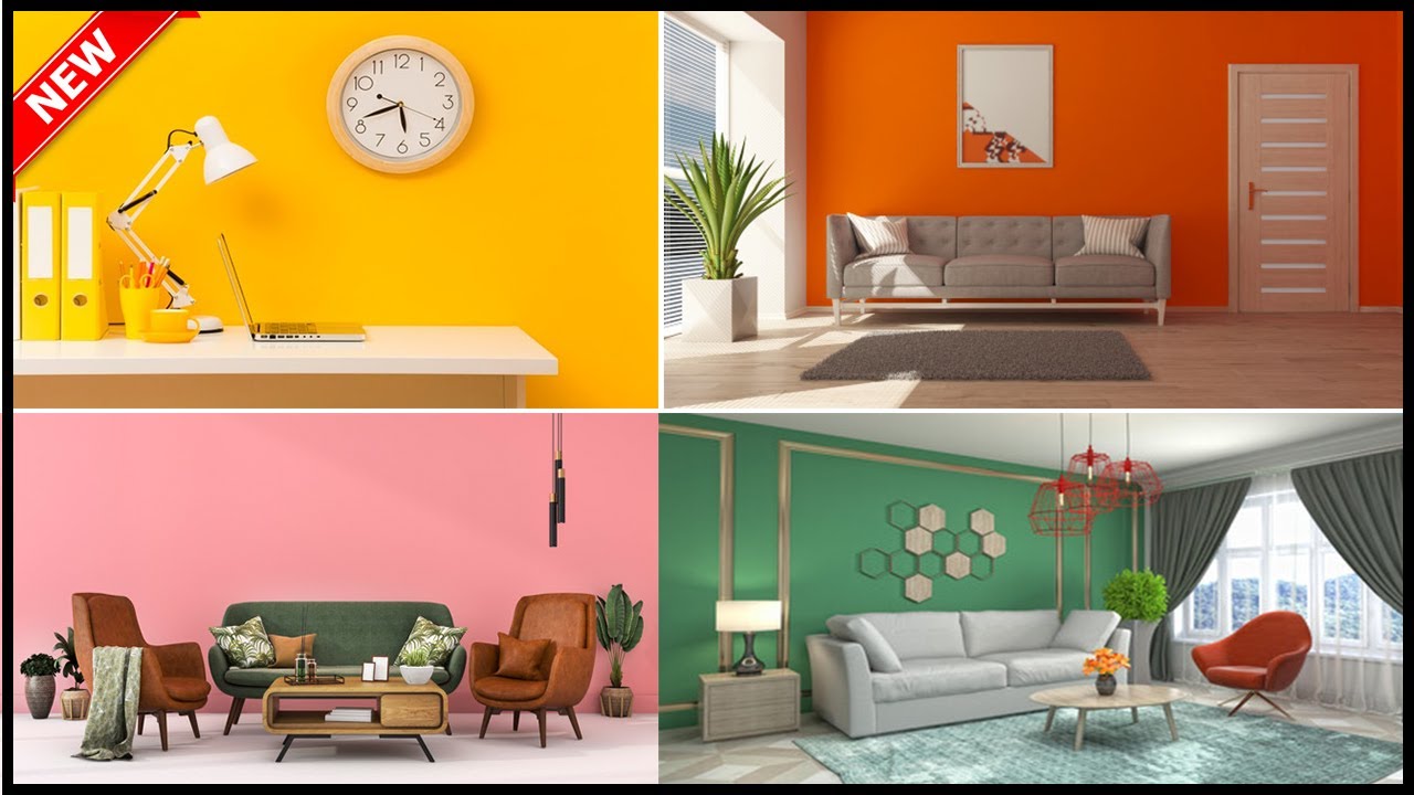 Wall Colour Ideas | Modern Wall Design | Gopal Home Decor - YouTube