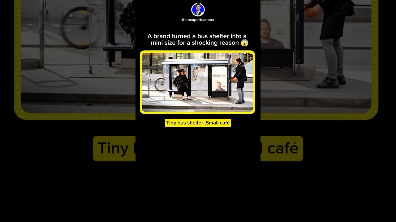 This Tiny Bus Shelter Became a Huge Marketing Success #shorts #marketing
