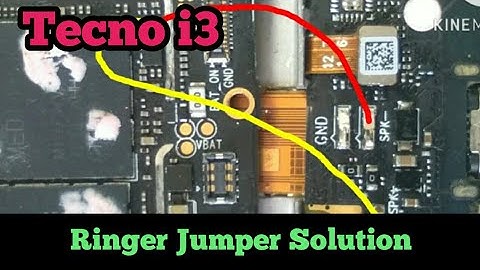 tecno i3 ringer problem jumper ways || tecno i3 ringer jumper ways solution