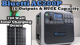 BLUETTI AC200p  Is it Still Relevant in 2022? Full Testing & Review Video  700 Watts of Solar!!