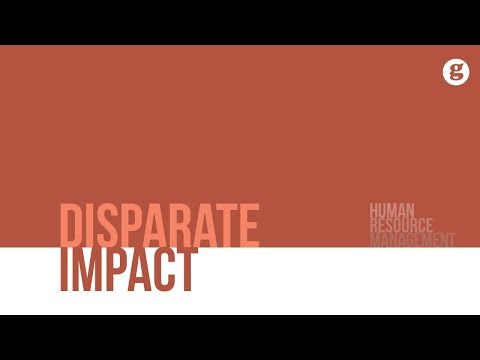 Video: Cosa si intende per impatto disparato?