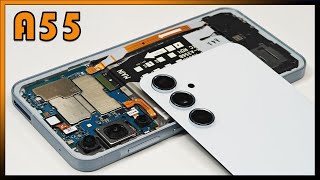 samsung galaxy a55 5g teardown disassembly phone repair video review