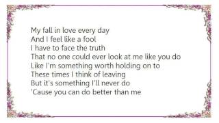 Death Cab for Cutie - You Can Do Better Than Me Lyrics