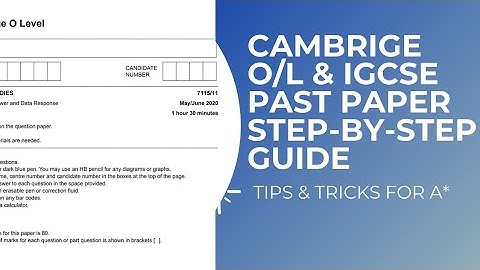 May/June 2020 P11 Q1| Cambridge O levels/IGCSE past paper - step-by-step guide! Ace your exams!