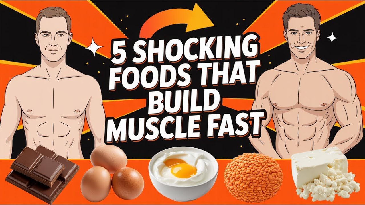 5 foods that build muscle fast - YouTube
