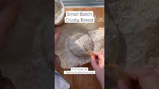 Turning 1 cup of flour into a small loaf of crusty bread! #nokneadbread #dutchoven