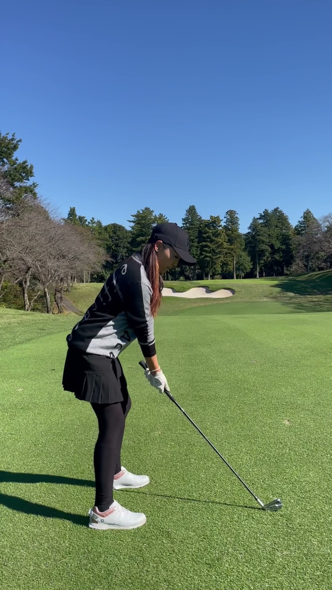 足が全然つかえなくてめっちゃダブりました #golf