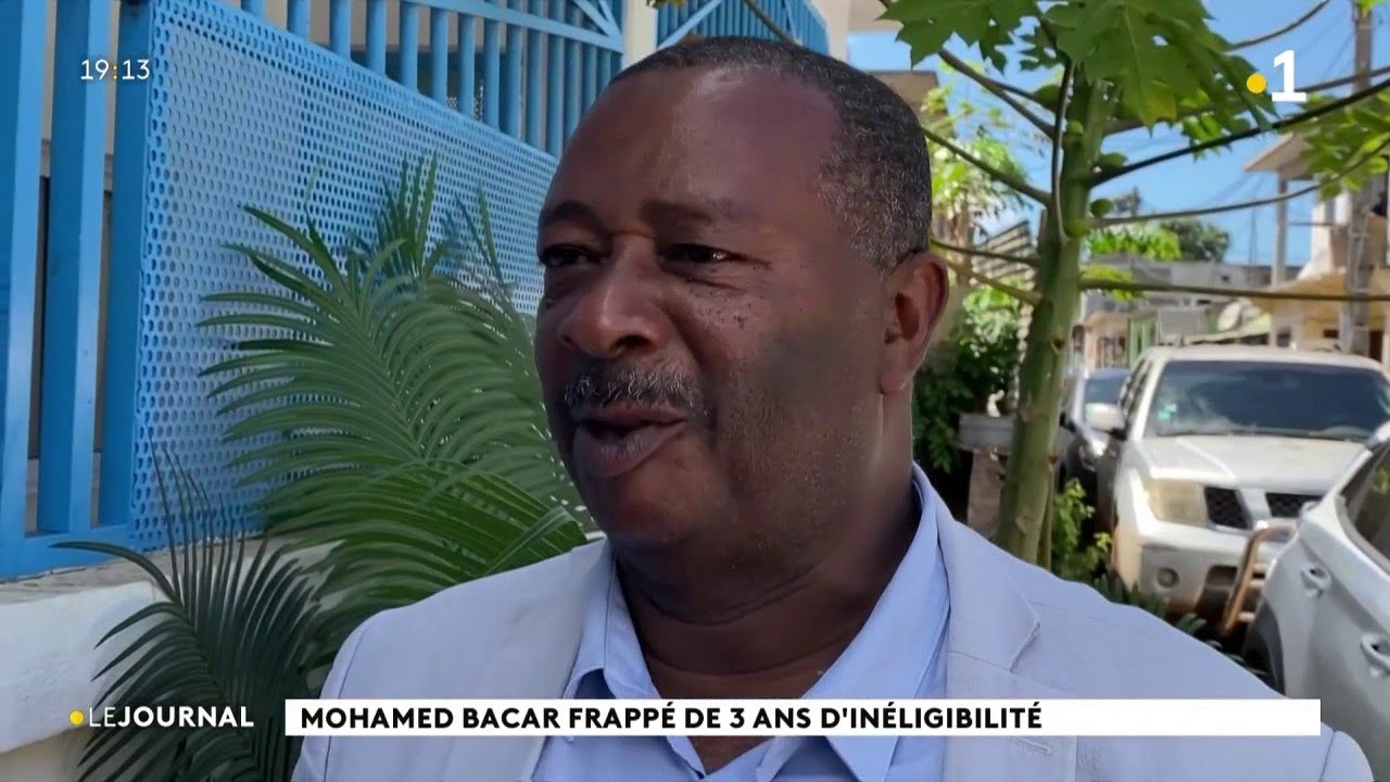 Mohamed Bacar frappé de 3 ans d'inéligibilité
