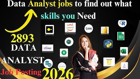 I analysed 2,893 Data analyst jobs to find out what skills you need to Get Hired #dataanalytics