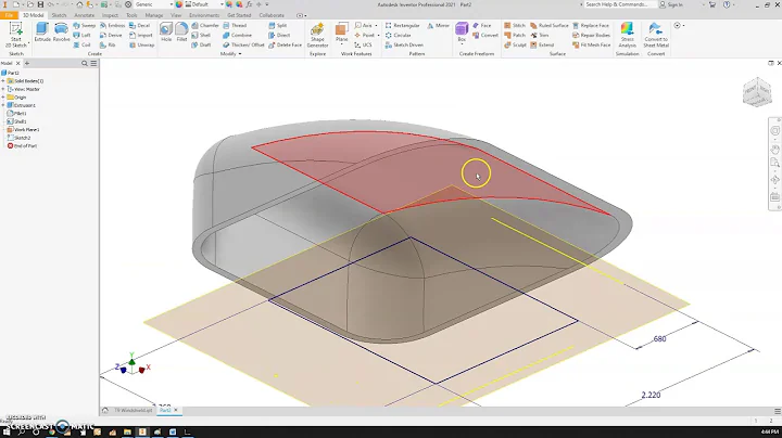 Automoblox T9 Windshield Inventor Walkthrough - Part 2