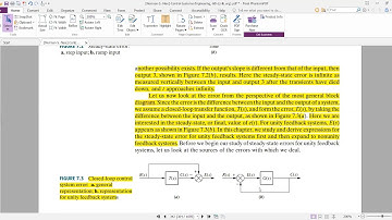 steady state error analysis part 2