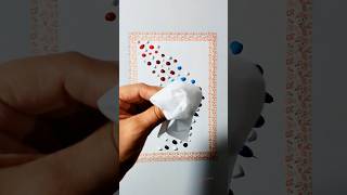 wait for the result...😱abstract art using only tissue paper🤔#art #satisfying #shorts #youtubeshorts