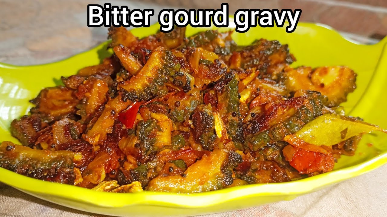 கசப்பில்லாத பாகற்காய் தொக்கு. bitter gourd gravy YouTube