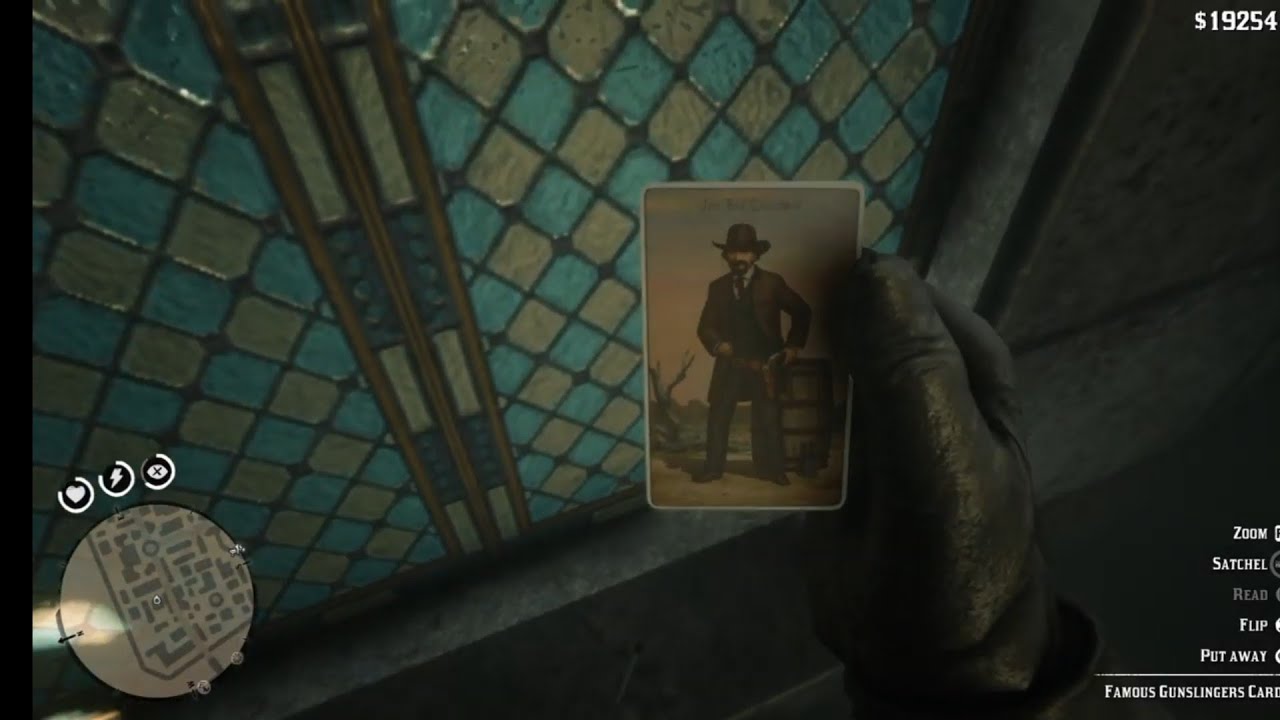 Famous Gunslinger Cigarette Card 11 Location RDR2 CigaretteCards