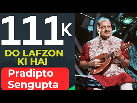Do Lafzon Ki Hai | Mandolin | Pradipto Sengupta | Live Concert | Bangalore Mandolin Festival |