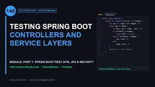 FS-146: TESTING SPRING BOOT CONTROLLERS AND SERVICE LAYERS | Full Stack Java