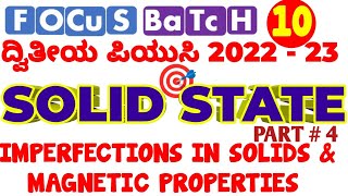 SOLID STATE-PART # 4 /FOCUS BATCH FOR PU-2/ IMPERFECTIONS OR DEFECTS IN SOLIDS & MAGNETIC PROPERTIES Profile