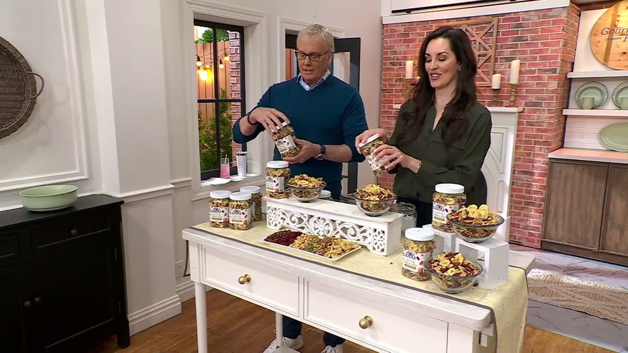 Germack 2 Jars of High Energy Fruit and Nut Trail Mix on QVC