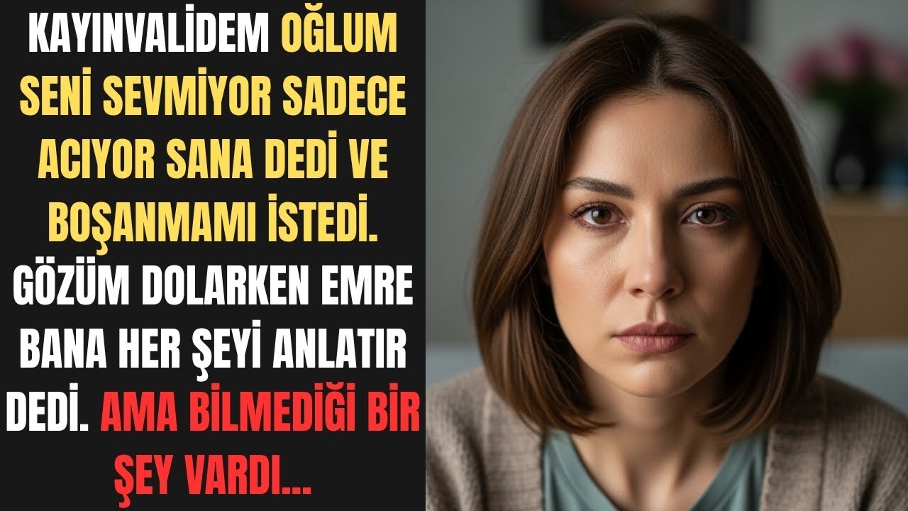 Kayınvalidem 'Oğlum Seni Sevmiyor Sadece Acıyor' Dedi - Ama Kocamın Gizli Planı Vardı