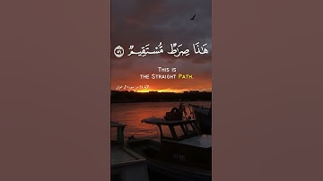 إن الله ربي وربكم فاعبدوه هذا صراط مستقيم - القارئ ماهر المعيقلى