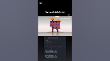Build a House Game Using Only HTML & CSS | Creative CSS Animation Project #animation #codelearning