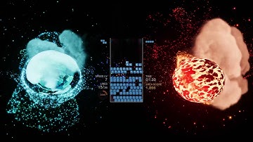 테트리스 이펙트, Tetris Effect, LINE CLEAR, AREA 5, YIN & YANG, Normal Difficulty, 4K UHD