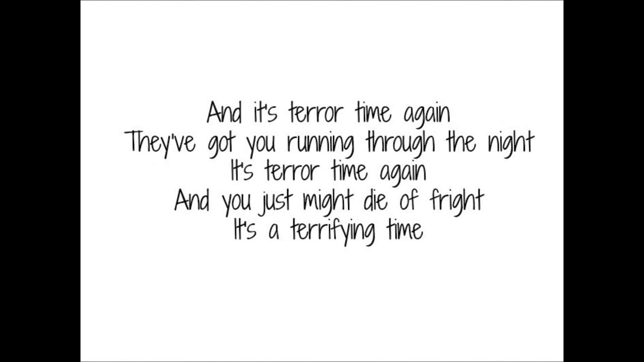 Scooby doo its terror time again lyrics YouTube